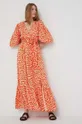 Φόρεμα Answear Lab πορτοκαλί