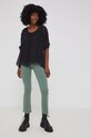 Answear Lab bluzka jedwabna SILK 6031.DB czarny WW22
