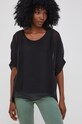 Answear Lab bluzka jedwabna SILK 6031.DB czarny