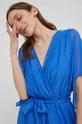 μπλε Μεταξωτό φόρεμα Answear Lab Silk