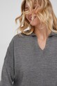 Answear Lab Sweter z domieszką wełny szary 21K1309.AJ