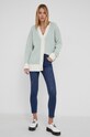 Answear Lab Cardigan de lână A91831.1.AJ turcoaz WW22