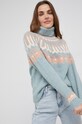 Answear Lab Sweter z wełną niebieski 364.KR