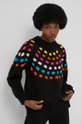 Vuneni pulover Answear Lab crna