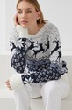 Answear Lab Sweter z wełną B4397.MB beżowy