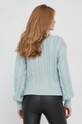 Odzież Answear Lab Sweter z wełną MCY03028.1.AJ turkusowy