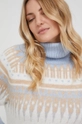 niebieski Answear Lab Sweter z wełną