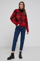 Odzież Answear Lab Sweter z wełną 2213.DB czerwony
