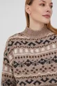 hnedá Vlnený sveter Answear Lab