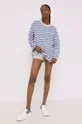 Rifľové krátke nohavice Answear Lab sivá