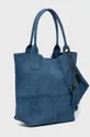 Τσάντα σουέτ Answear Lab μπλε