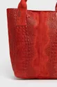 czerwony Answear Lab torebka skórzana
