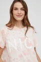 ružová Bavlnené tričko Answear Lab