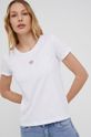 bílá Bavlněné tričko Answear Lab Dámský