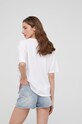 Odzież Answear Lab t-shirt bawełniany G6050.1.W biały