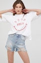 Answear Lab t-shirt bawełniany biały G6050.1.W