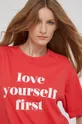 Βαμβακερό μπλουζάκι Answear Lab X limited festival collection BE BRAVE Γυναικεία