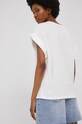 Odzież Answear Lab t-shirt bawełniany OTK14004.W biały