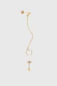χρυσαφί Ασημένια επιχρυσωμένα σκουλαρίκια Answear Lab Γυναικεία