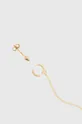 Ασημένια επιχρυσωμένα σκουλαρίκια Answear Lab χρυσαφί