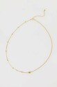 Pozlátený strieborný náhrdelník Answear.LAB bizuu27.DB zlatá WW23