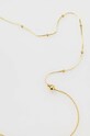 Pozlátený strieborný náhrdelník Answear.LAB zlatá bizuu27.DB
