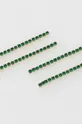 Σκουλαρίκια Answear Lab πράσινο