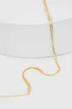 Srebrna ogrlica Answear Lab zlatna