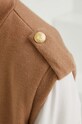 Answear Lab kamizelka 118st.mg.2W brązowy