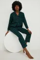πράσινο Βαμβακερές πιτζάμες Answear Lab Γυναικεία