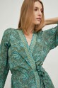 Answear Lab halat de baie din matase verde MI08.WK
