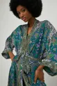 zielony Answear Lab kimono z jedwabiem