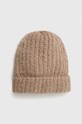 Čiapka Answear.LAB melanž béžová czap7.DB
