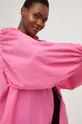 Бавовняна сорочка Answear Lab X Лімітована колекція SISTERHOOD рожевий