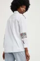λευκό Λινό πουκάμισο Answear Lab