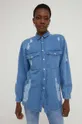 μπλε Τζιν πουκάμισο Answear Lab