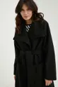 čierna Vlnený kabát Answear Lab