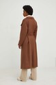 Ruházat Answear Lab gyapjú kabát SNG77.JS. barna