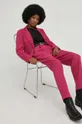 Σακάκι Answear Lab  X limited collection SISTERHOOD ροζ