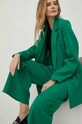 Answear Lab komplet - marynarka i spodnie 9701.js zielony