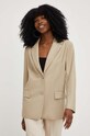 Пиджак Answear.LAB с подкладкой бежевый 4505.KK