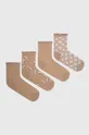 béžová Ponožky Answear Lab 4-pak Dámsky