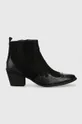 čierna Kovbojské topánky Answear Lab Dámsky