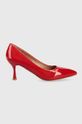 κόκκινο Ψηλοτάκουνα παπούτσια Answear Lab Γυναικεία