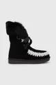 crna Cipele za snijeg od brušene kože Answear Lab Ženski