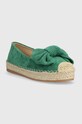 Espadrilky Answear.LAB 12YLD.29.1KK zelená WW23