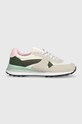 Sneakers boty Answear Lab imitace semiše zelená L2167.KK