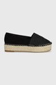 Answear Lab espadryle platforma czarny YZ19.48.js