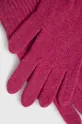 Вовняні рукавички Answear Lab рожевий