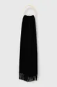 чорний Вовняний шарф Answear Lab Жіночий